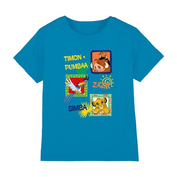 Leijonakuningas Lasten/Kids Aztec Frames T-paita