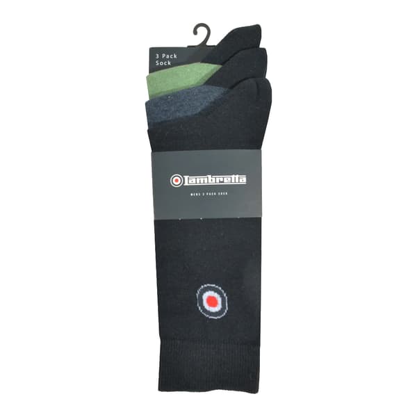 Lambretta Klassiska Herrstrumpor (3-pack)
