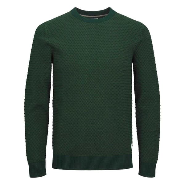 Jack And Jones Mens Textured Knit Regular Sweatshirt