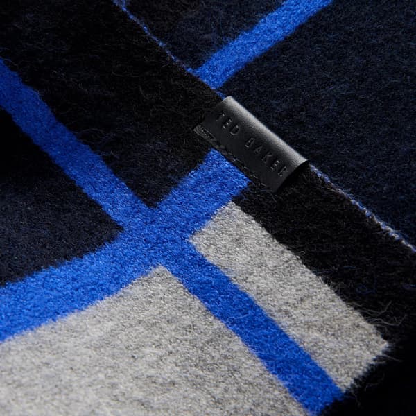 Ted Baker Kierans Stripe Detail Winter Scarf