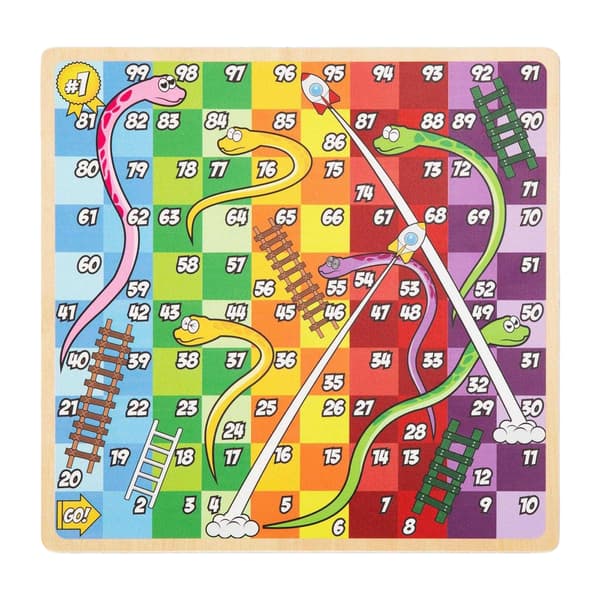 Tooky Toy 2-i-1 Ormar och Stegar Set