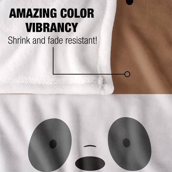 We Bare Bears Silky Stack Supersoft-peitto