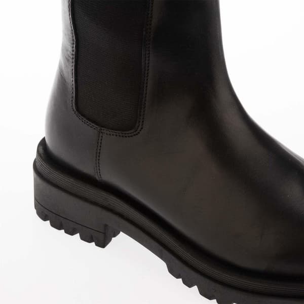 Dune London Womens/Ladies Leather Elasticated Panel Knee-High Boots