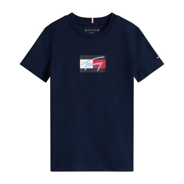 Tommy Hilfiger Barn/Kids Script Logo T-shirt