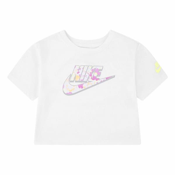 Nike Flickor Blommig Boxig Croppad Topp
