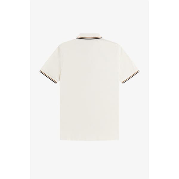 Fred Perry Pikétröja med dubbla ränder för män