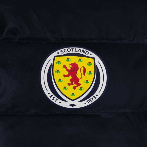 Scottish FA Boys Crest Quilted Jacket