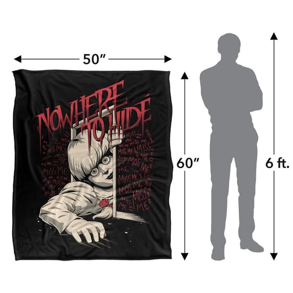 The Conjuring 2 Nowhere To Hide Soft Touch Blanket