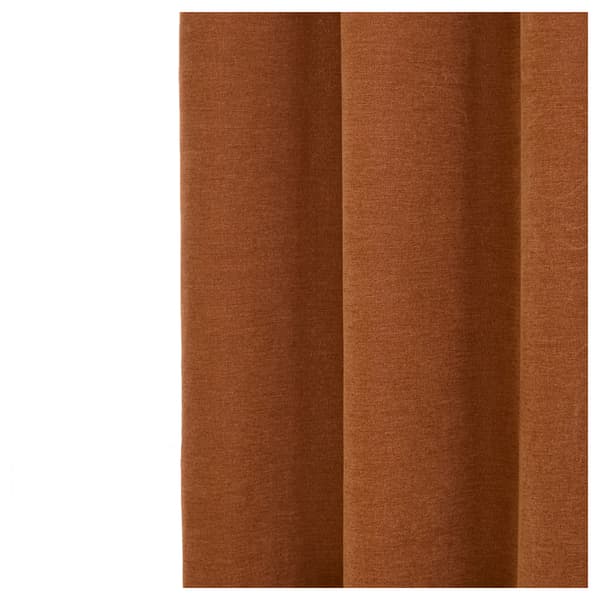 Furn Chenille Lined Pencil Pleat Curtains