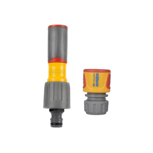 Hozelock 3-i-1 Munstycke & Aquastop-koppling