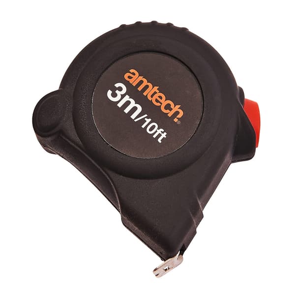 Amtech Itselukittuva mittanauha 3m x 16mm