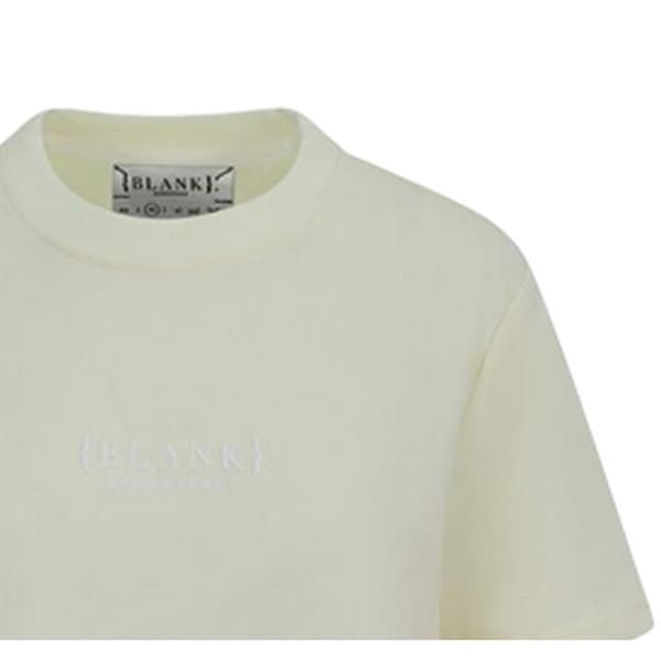 Blank Essentials T-shirt med logotyp för damer