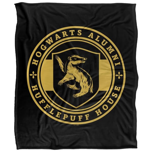 Harry Potter Hogwarts Alumni Hufflepuff Blanket