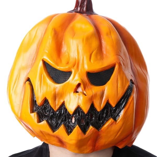 Smiffys Jack-o-Lantern Latexmask