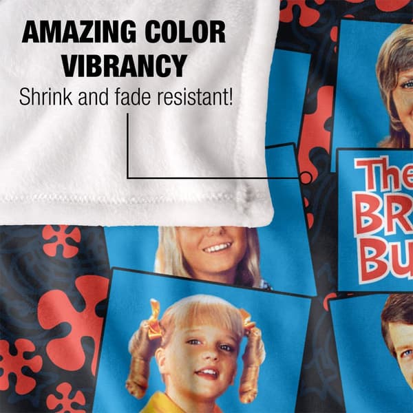 The Brady Bunch Silky Squares Supersoft -peitto