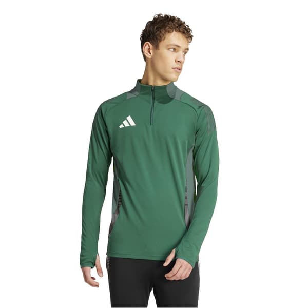 Adidas Mens Half Zip Long-Sleeved Jersey