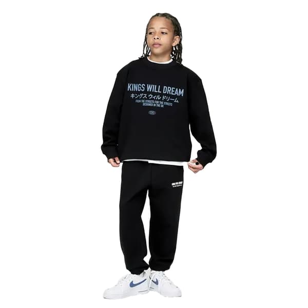 Kings Will Dream Boys Studio Stacked Crew Neck Sweatshirt