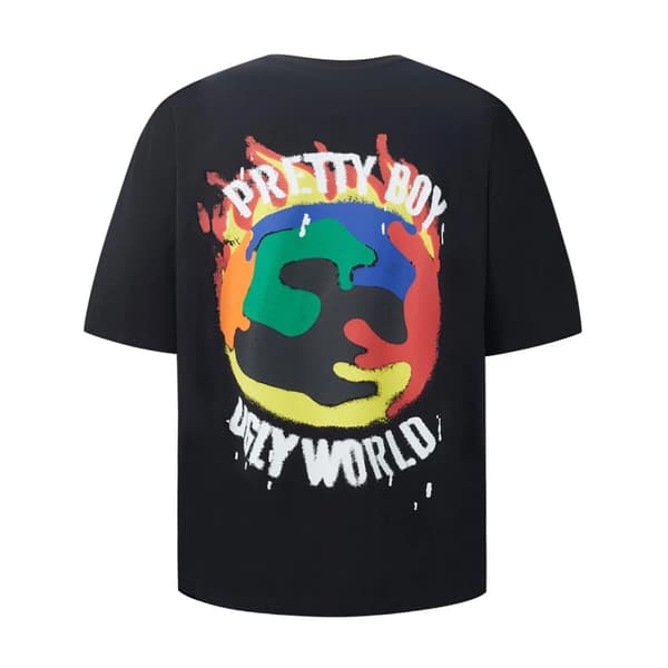 Pretty Boy Ugly World Oversized T-shirt til mænd