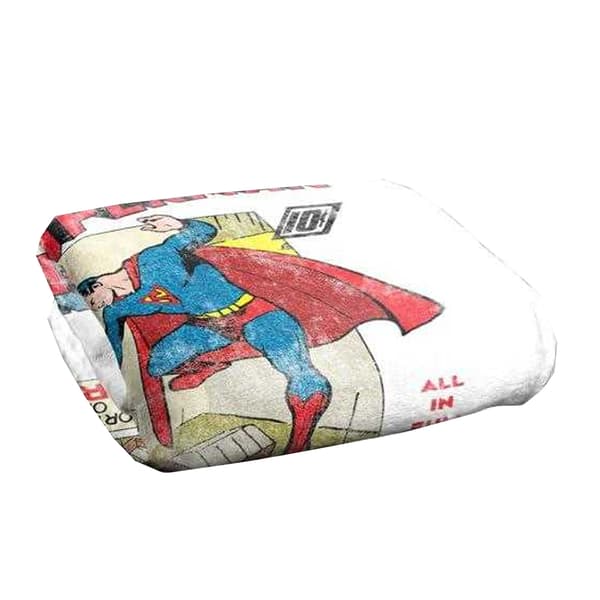 Superman Old School Flight Soft Touch Blanket