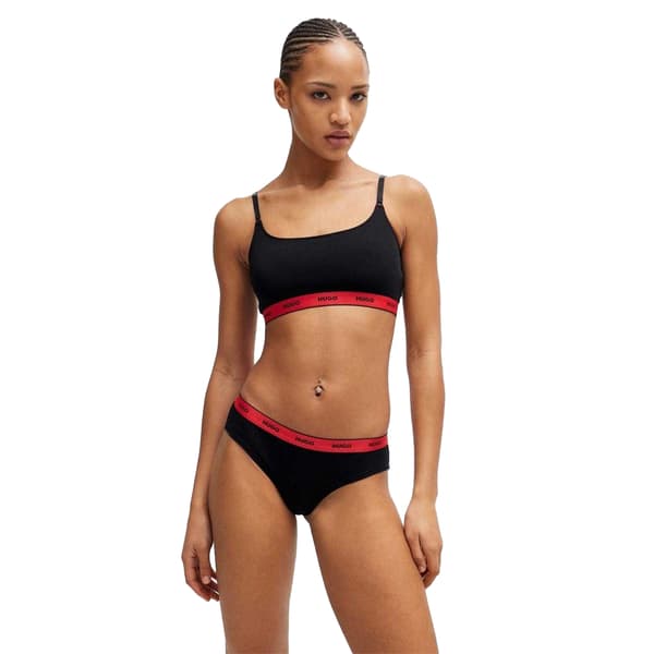 Hugo Womens/Ladies Repeat Logo Thong