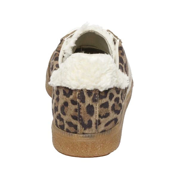 Steve Madden Dam Elora Leopardmönstrade Textilträningsskor