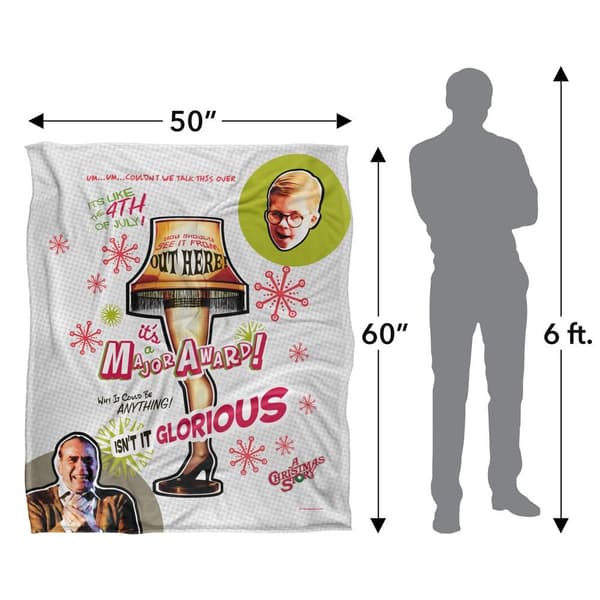A Christmas Story Isnt It Glorious Blanket