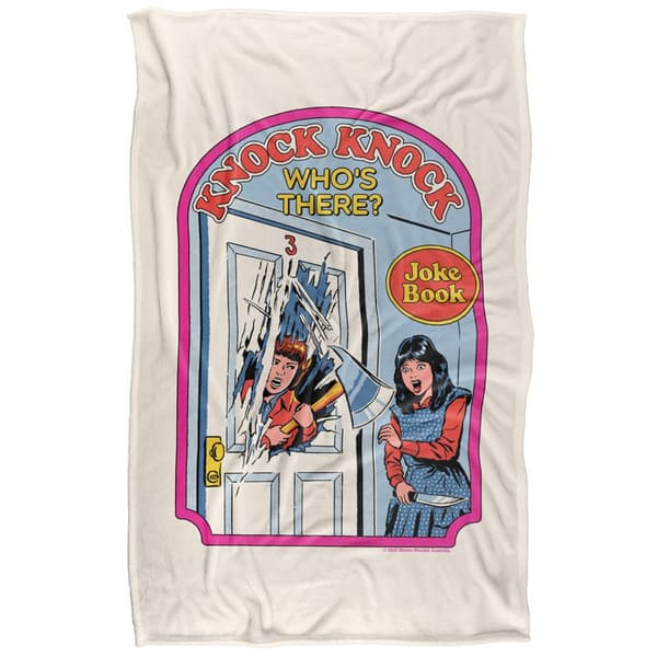 Steven Rhodes Knock Knock Who´s There Soft Touch Blanket