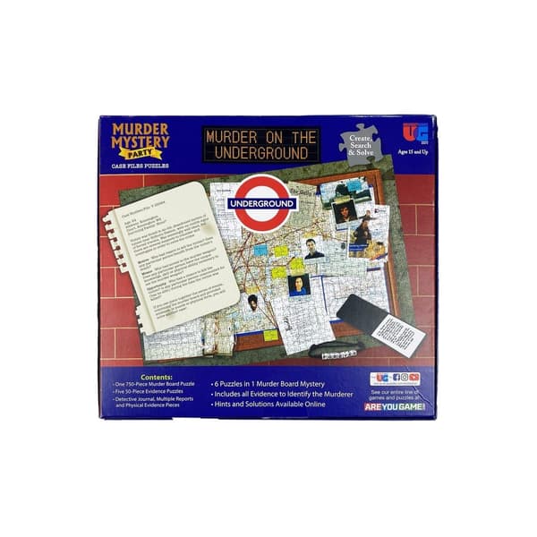 Professor Puzzle Murder On The Underground Puzzle