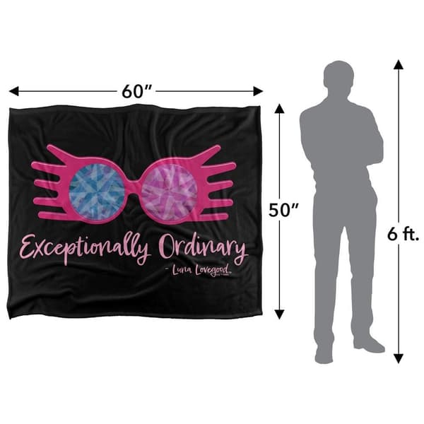 Harry Potter Luna Lovegood Exceptionally Ordinary Blanket