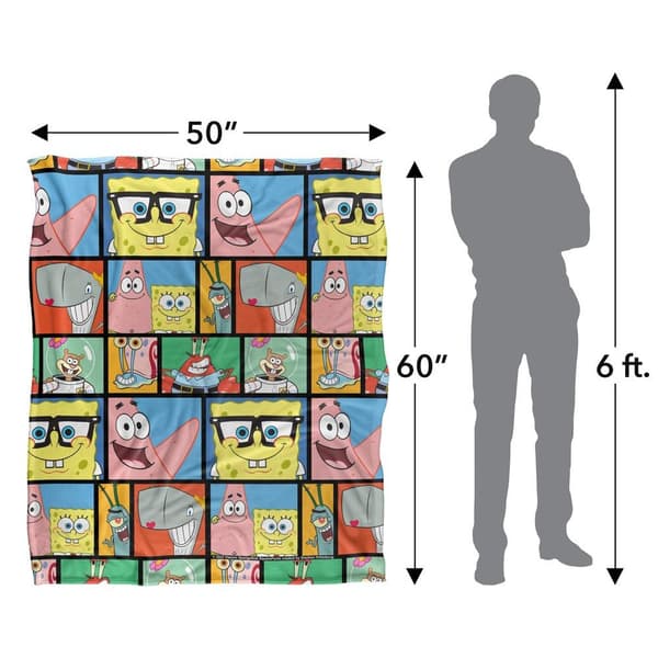 SpongeBob SquarePants Tile Print Blanket