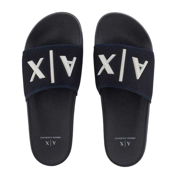Armani Exchange Miesten Logo Flat -sandaalit