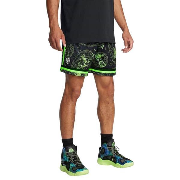 Under Armour Herr Curry Statement World Map Basketshorts