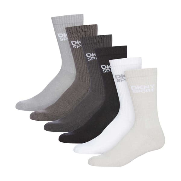 DKNY Herr Radde Logo Sportstrumpor (6-pack)