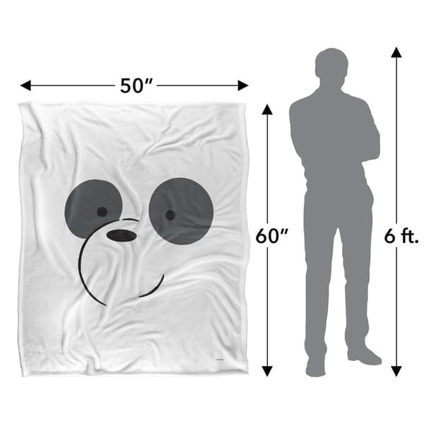 We Bare Bears Silky Panda Supersoft Blanket
