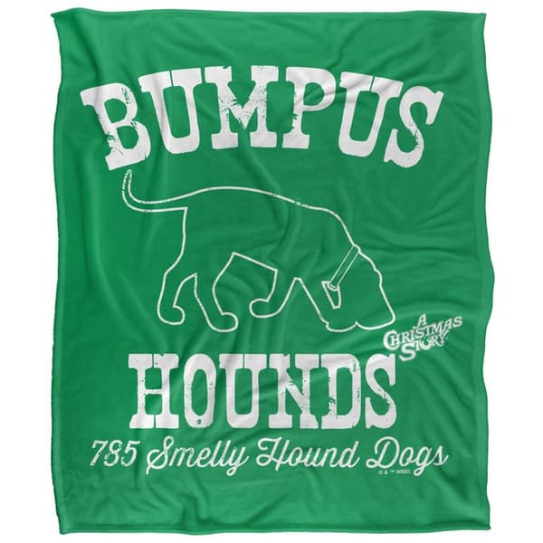 A Christmas Story Bumpus Hounds Soft Touch Blanket