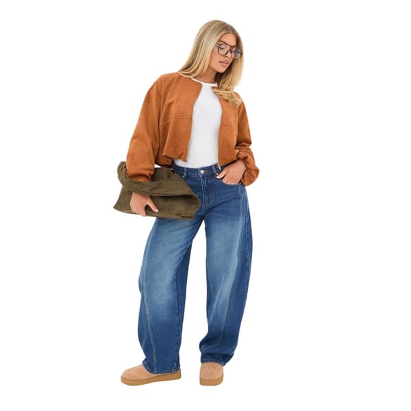 I Saw It First Dam/Dam Barrel Jeans