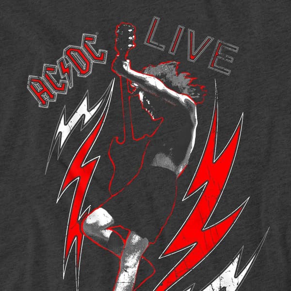 AC/DC Unisex T-shirt til voksne