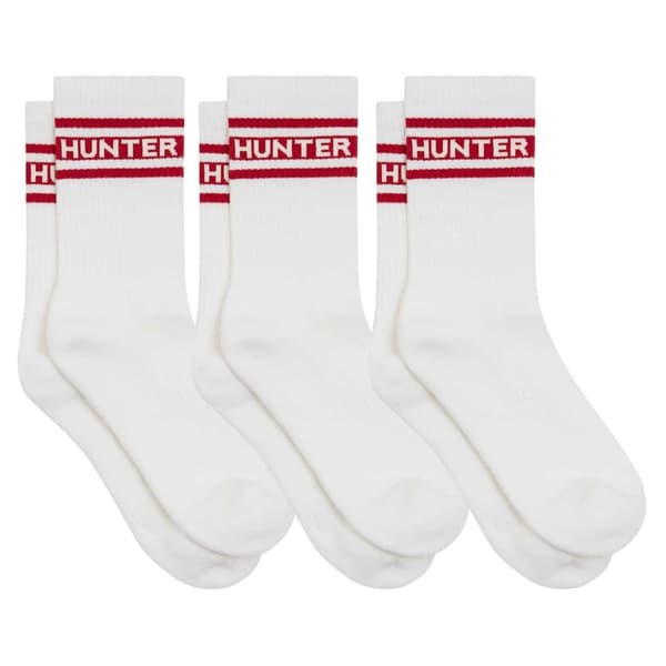 Hunter Unisex Vuxen Crew Strumpor (3-pack)