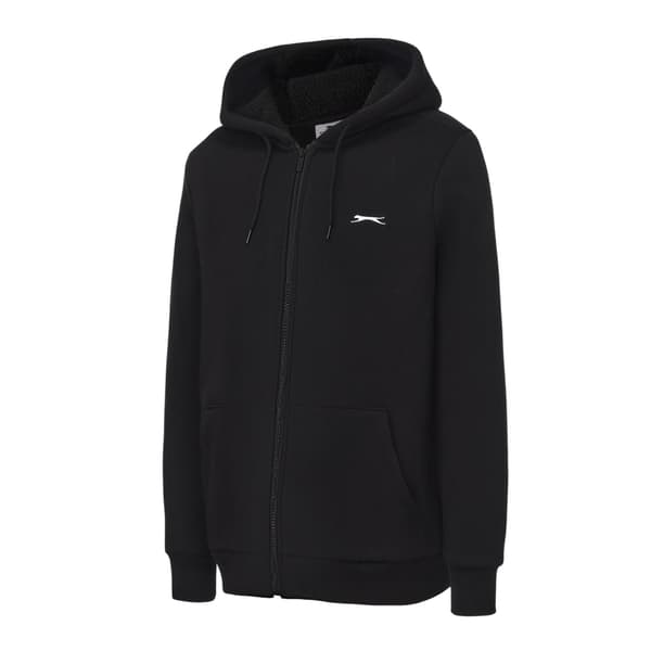 Slazenger Mens Borg Lined Full Zip Hoodie