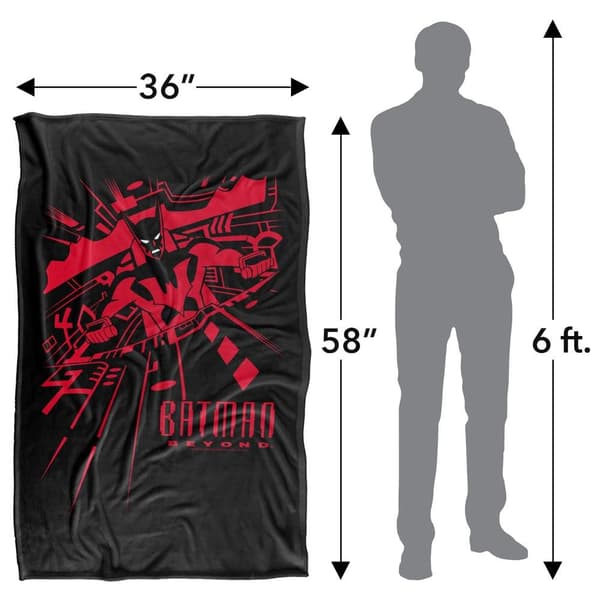 Batman Beyond At The Controls Soft Touch Blanket