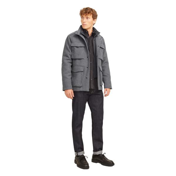 Jack And Jones Mens Alex Multi Pocket Regular Field Jacket