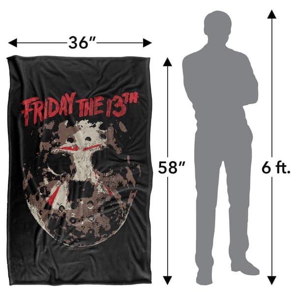 Friday The 13th Soft Touch Mask Blanket