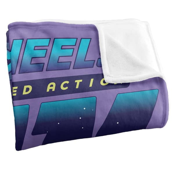 Batwheels Time For Action Batmobile Blanket