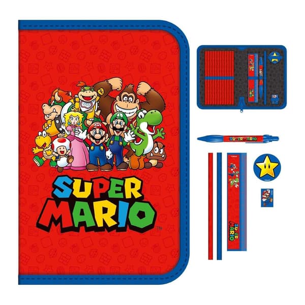 Super Mario Characters PVC Stationery Set
