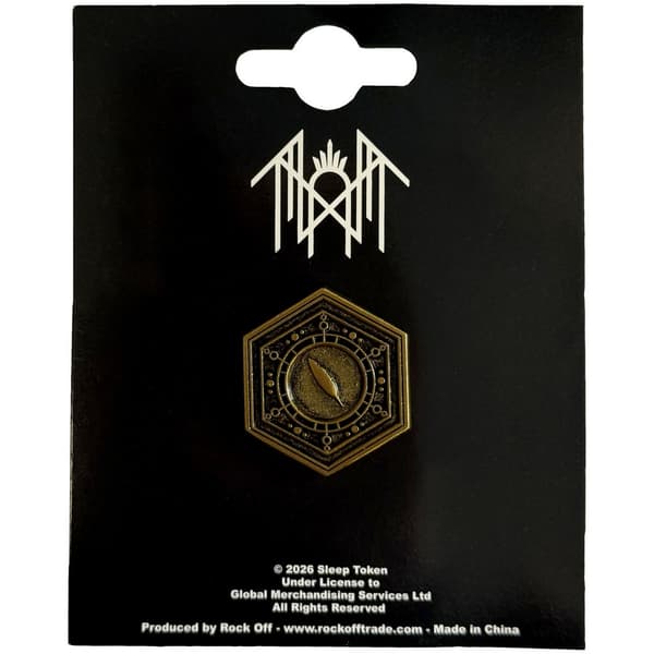 Sleep Token Emergence Feathered Host Pin Badge