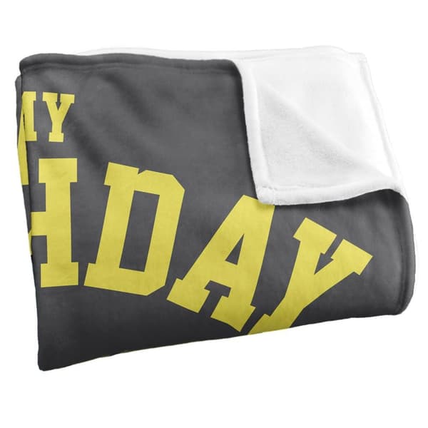 Harry Potter It´s My Birthday Hogwarts Crest Blanket