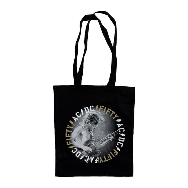 AC/DC Angus Live Tote Bag