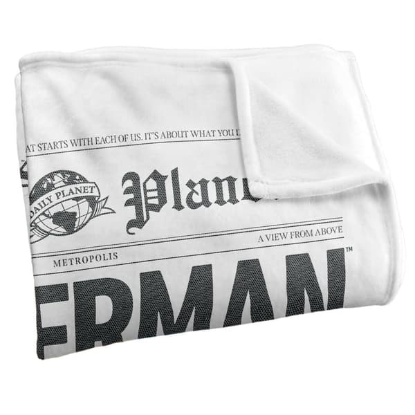 Superman Daily Planet 2025 Soft Touch Blanket