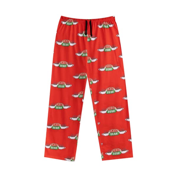 Friends Pyjamas för kvinnor/damer med logotyp, kortärmad, lång