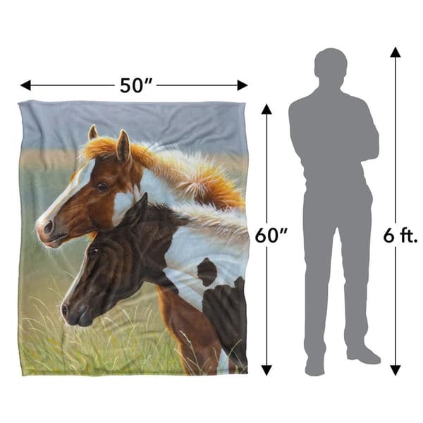 JQ Licensing Silky Foals Supersoft Blanket